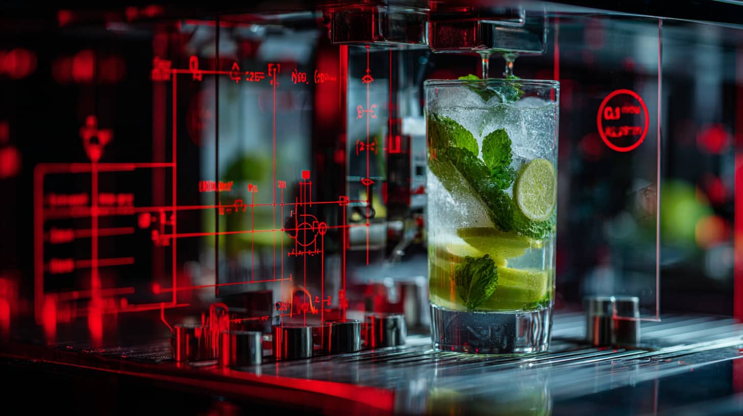 Vollautomatische Cocktailmaschine von The Cocktailmaker für präzise Cocktails. Kaufen oder mieten Sie jetzt die ideale Cocktailmaschine.