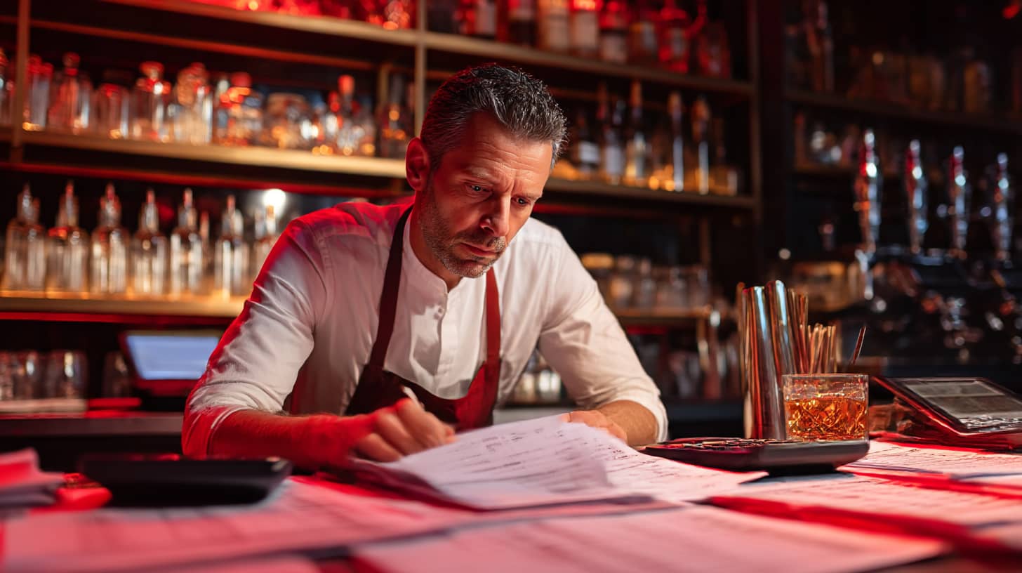 Professioneller Barkeeper entwirft Cocktails mit der Cocktailmaschine von The Cocktailmaker, ideal für Gastronomie und Veranstaltungen.