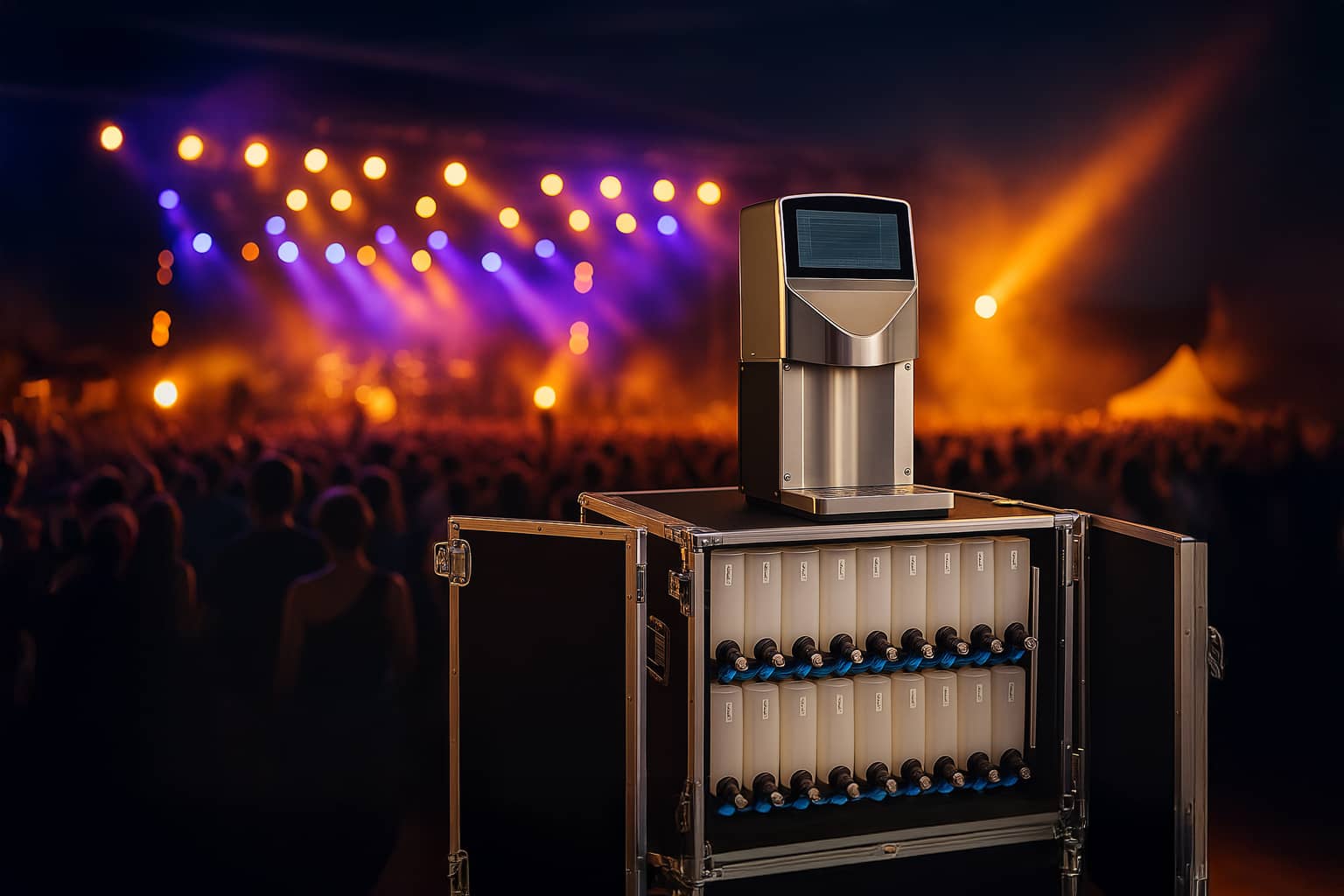Vollautomatische Cocktailmaschine von The Cocktailmaker für Events, ideal zum Kauf oder Mieten für gemütliche Anlässe und Veranstaltungen.